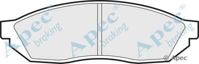APEC BRAKING pad328 -  Комплект тормозных колодок, дисковый тормоз